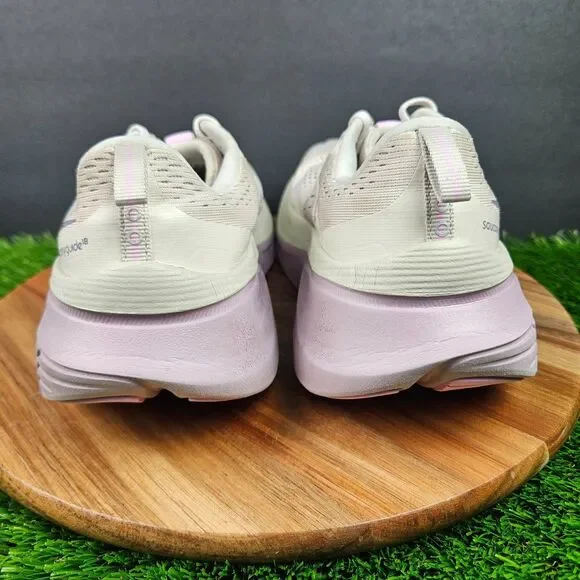 Saucony Guide 18 Moon Quail Womens Size 10 Cream Athletic Running Shoes Sneakers - Picture 3 of 14
